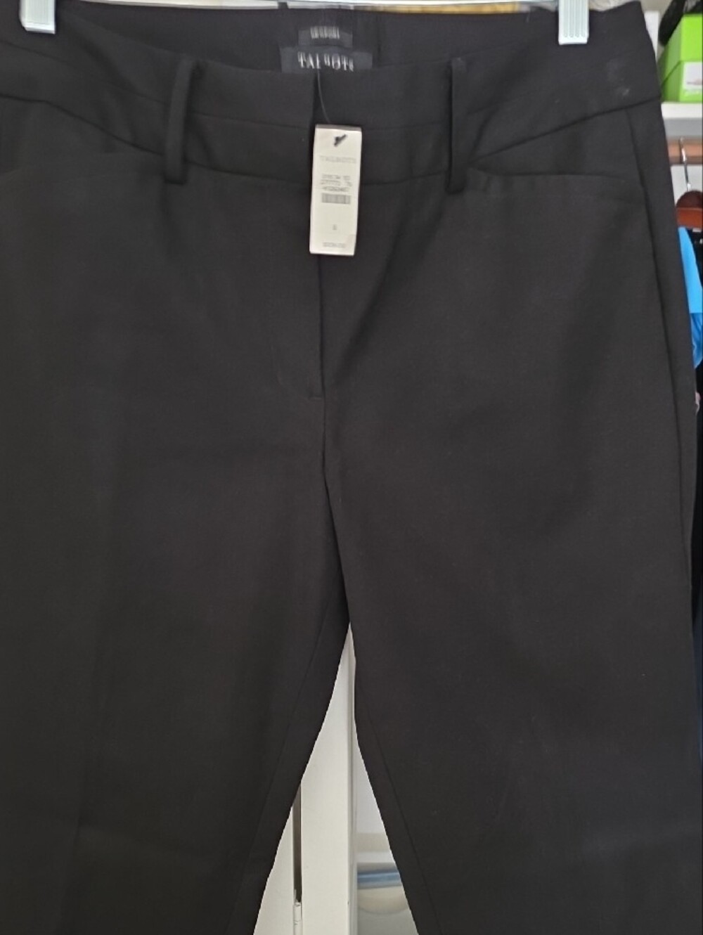 Talbots Black womens Dress Pants - Slim Tapered Fit - Picture 4 of 9